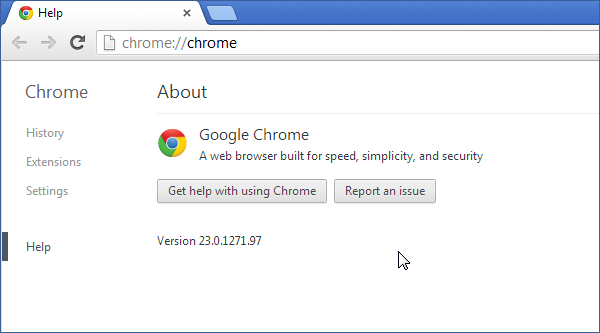 Cross browser testing in Chrome 23