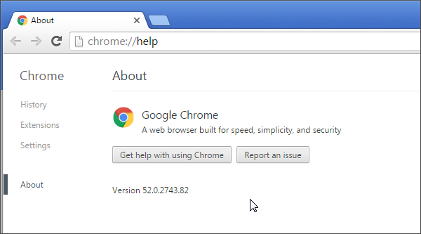 Cloud testing in Chrome 52