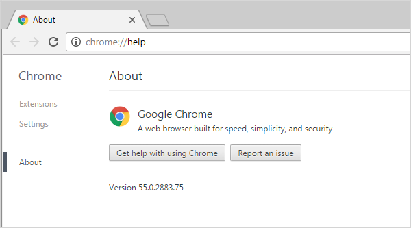 Cross-browser testing in Chrome 55