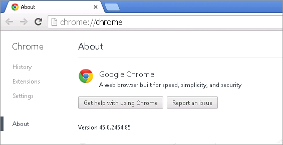 Cross-browser testing in Chrome 45