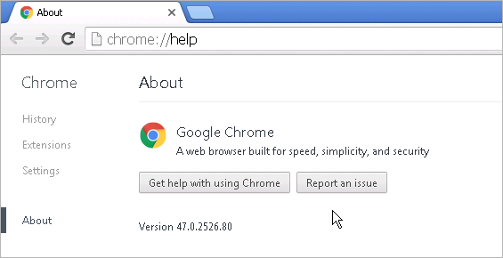 Cross-browser testing in Chrome 47