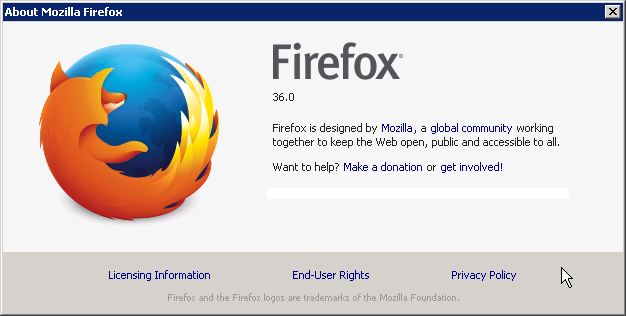 Cross-browser testing in Firefox 36